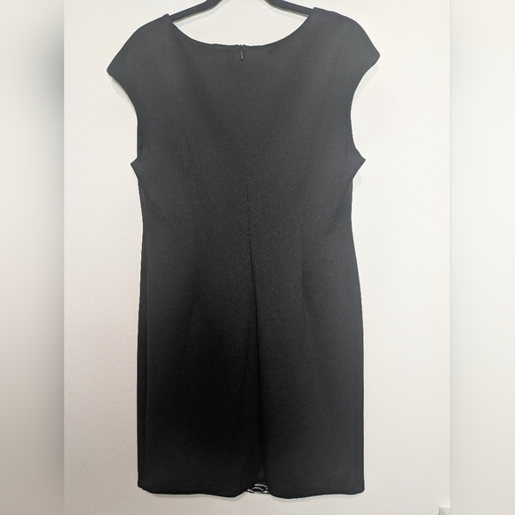 Womens Black White Connected Apparel BodyCon ColorBlock Cocktail Dress Size 14 - Picture 5 of 7